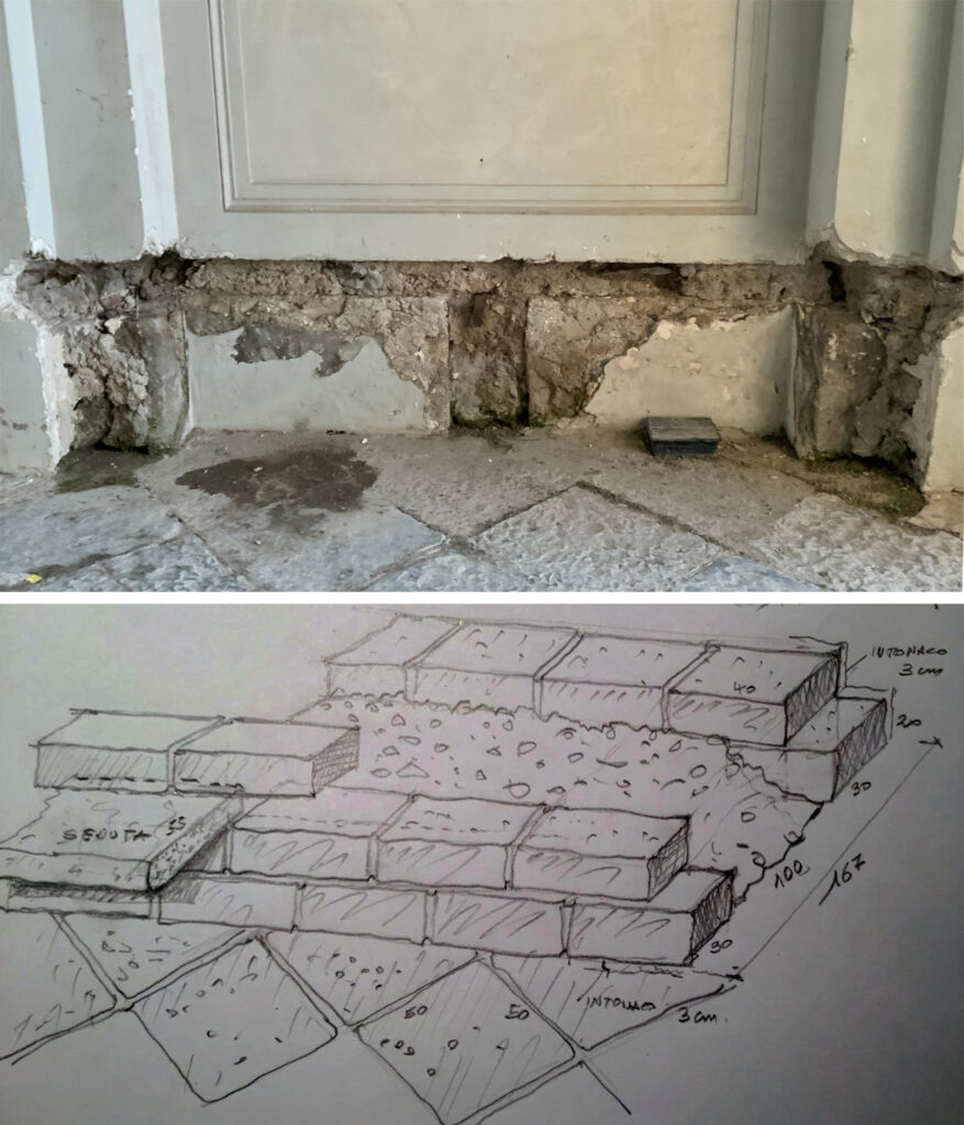 Real Sito di Carditello, Caserta. Analisi dei materiali e delle tecniche costruttive | © BHiLab, CNR ISPC